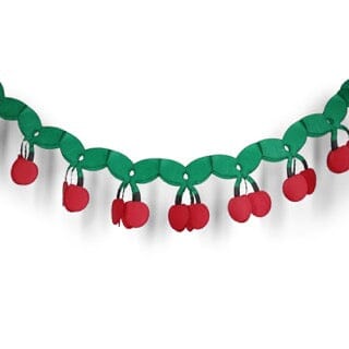Cherry Fruit Garland Paper 3.6 Meters Spring Party Decor