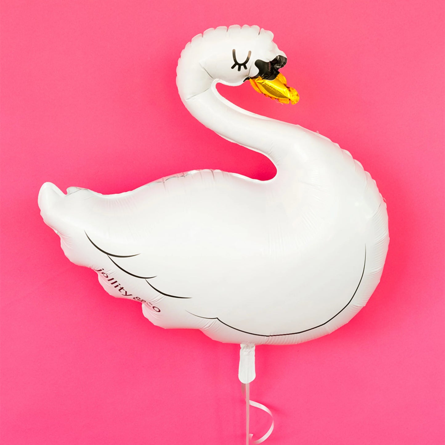 Elegant Large White Swan Foil Balloon Baby Shower Party Decor
