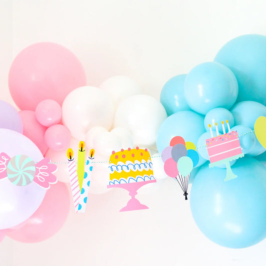 Its A Birthday Thingamajigs Versatile Party Decorations 16 Pieces