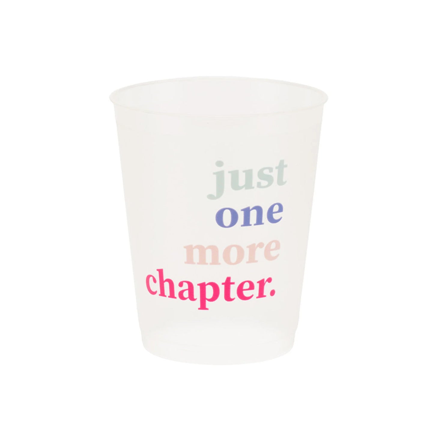 Book Club Just One More Chapter Flex Cups Pack of 8 BPA-Free