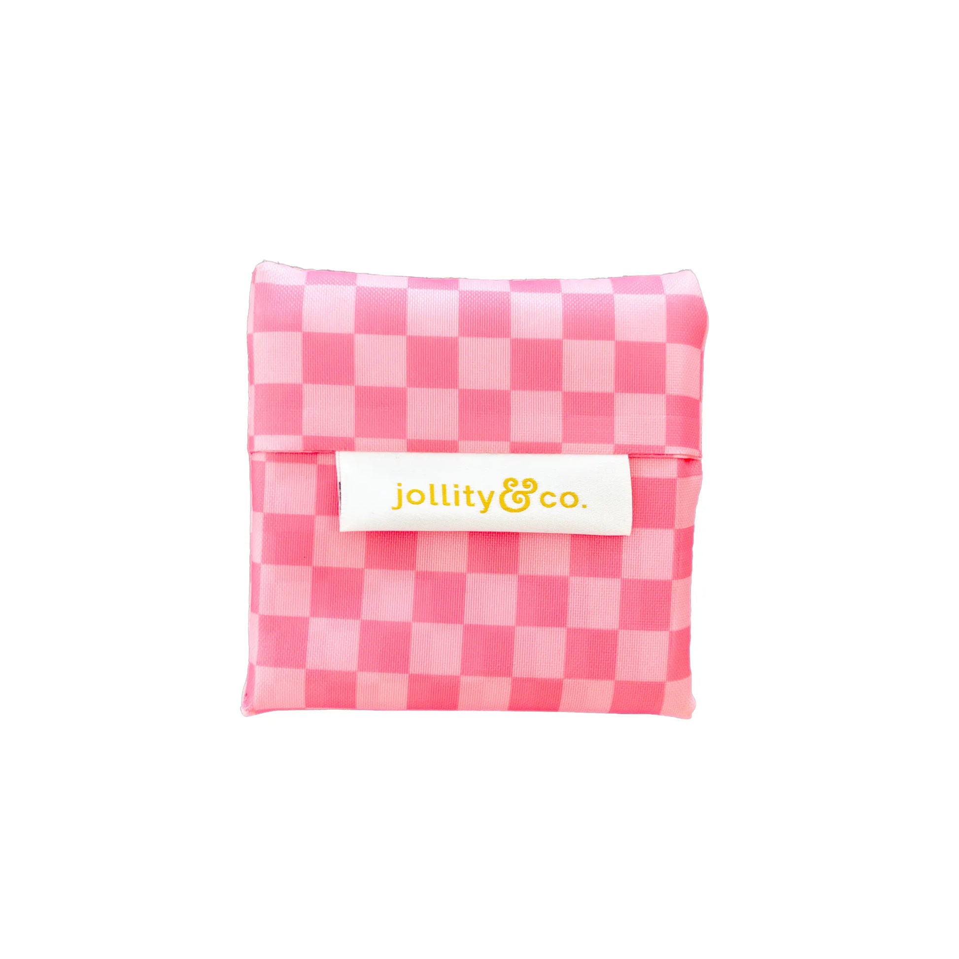 Check It Tickle Me Pink Reusable Shopper Bag Foldable Nylon