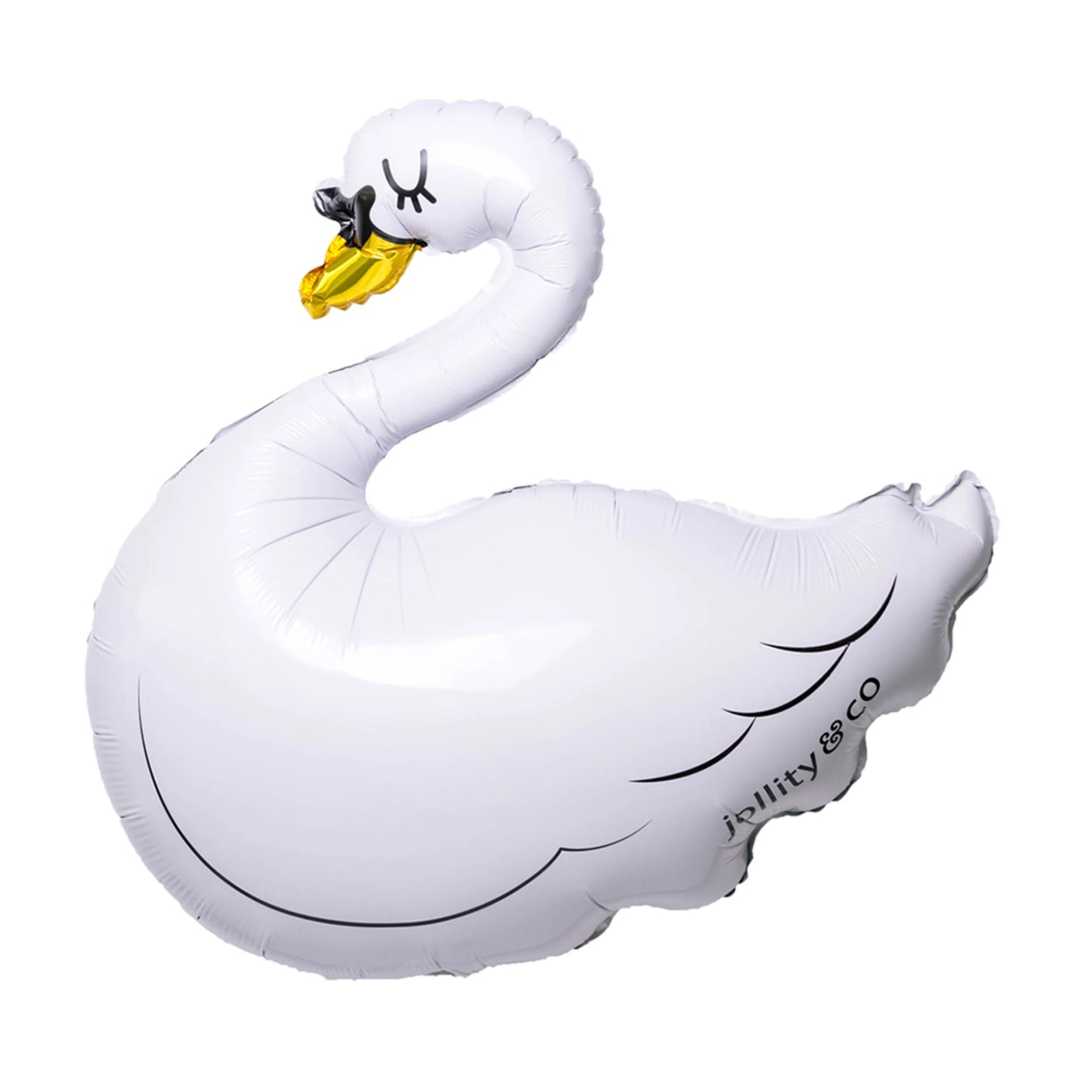 Elegant Large White Swan Foil Balloon Baby Shower Party Decor