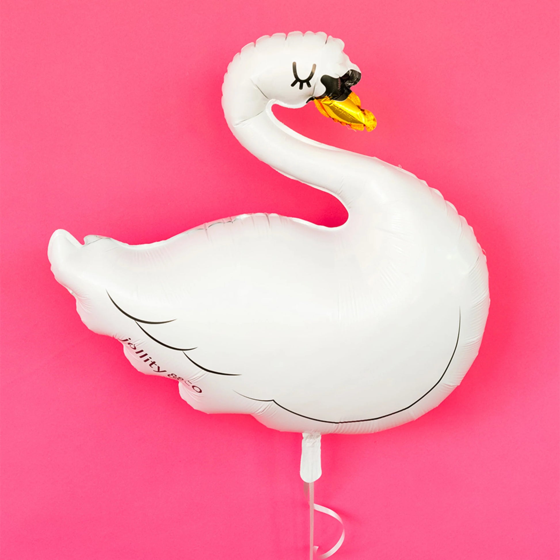 Elegant Large White Swan Foil Balloon Baby Shower Party Decor